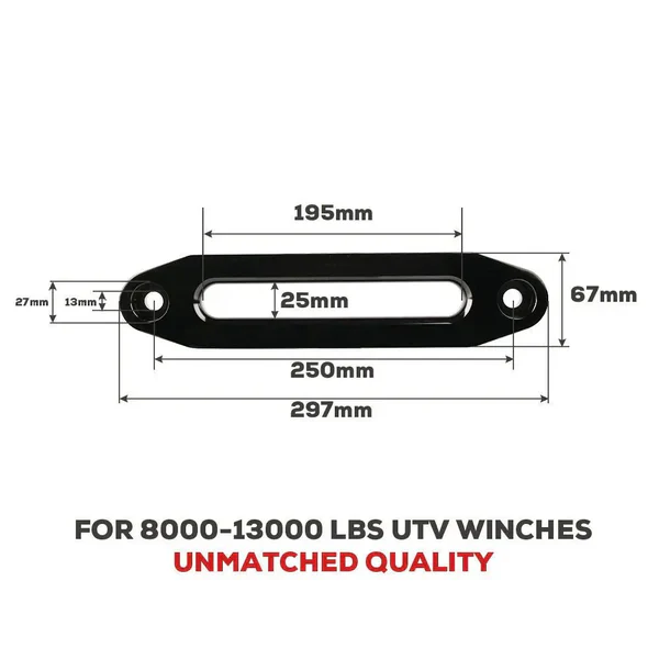 Aluminum Hawse Fairlead for 8,000–13,000 LBS Winches, 10" - Image 4