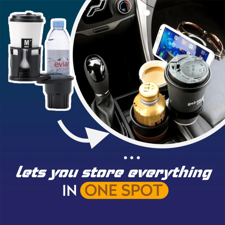 All Purpose Car Cup Holder And Organizer - Image 2