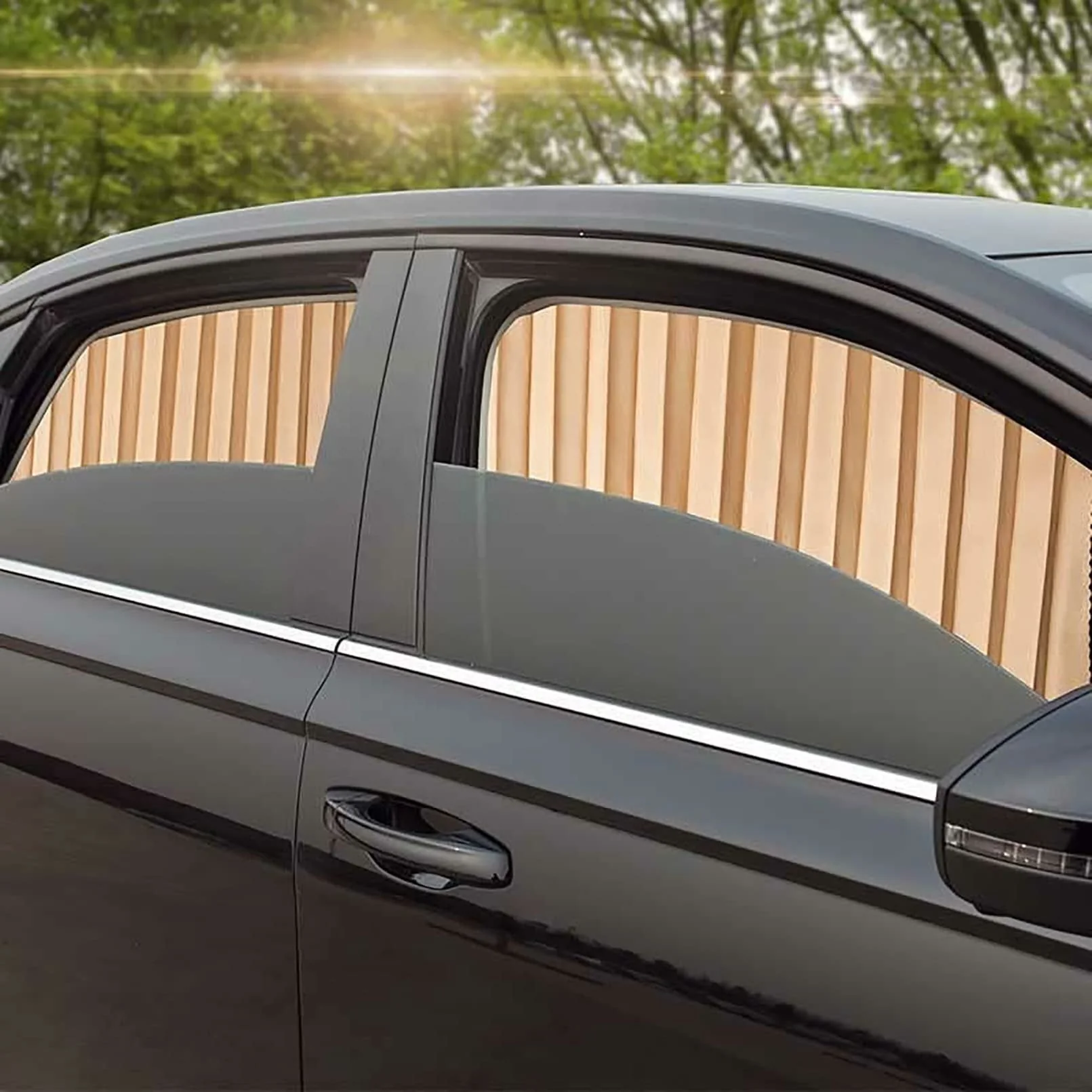 Universal Fit Magnetic Car Side Window Privacy Sunshade - Image 2