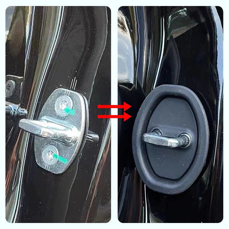 Car Door Lock Silicone Cover - Sound Dampening Pad - Image 2