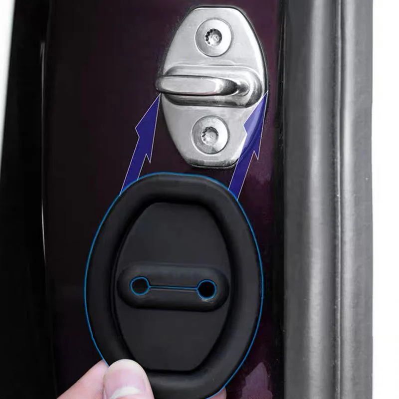 Car Door Lock Silicone Cover - Sound Dampening Pad - Image 3