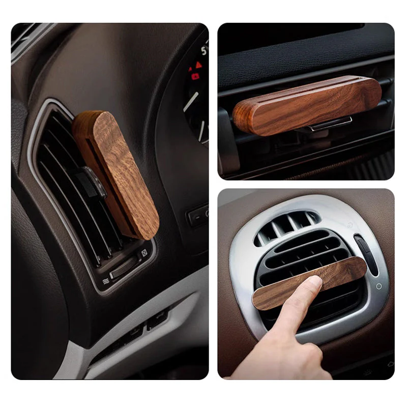 Car Magnetic Wooden Diffuser Vent Clips - Image 2