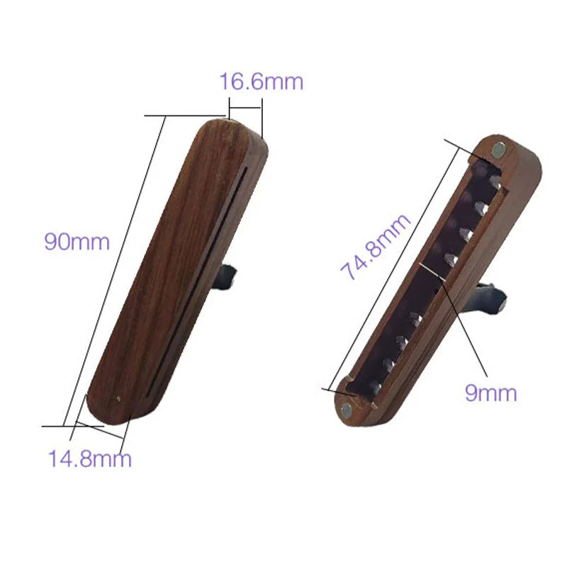 Car Magnetic Wooden Diffuser Vent Clips - Image 3