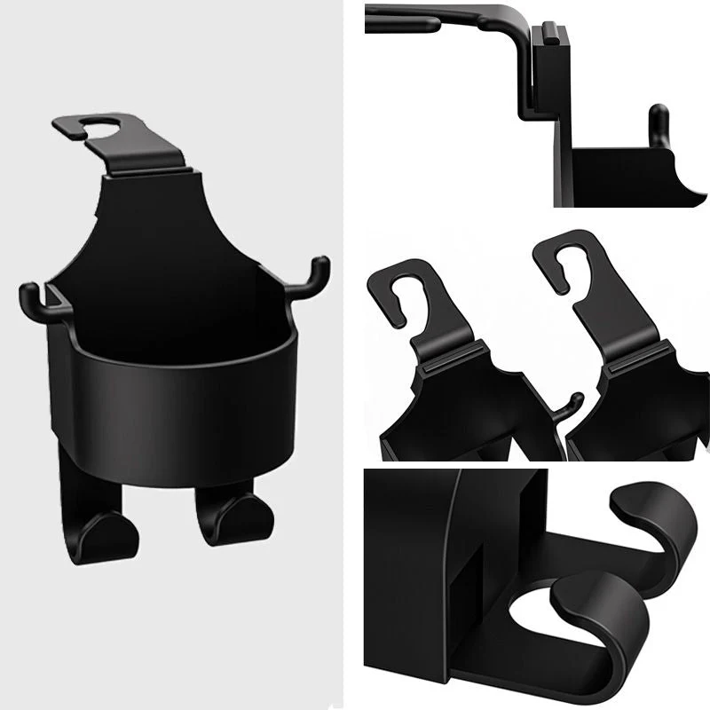 Car Seat Headrest Cup Holder with Hooks - Image 6