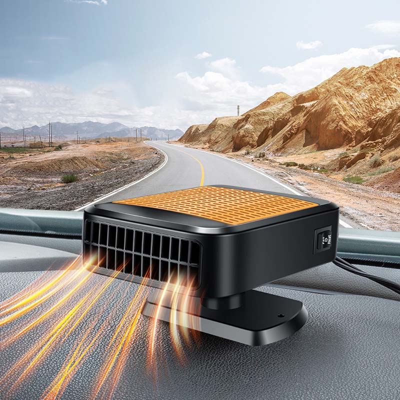 Portable Car Heater & Defroster - Rapid Defrosting with USB/Cigarette Lighter Power & Compact Design