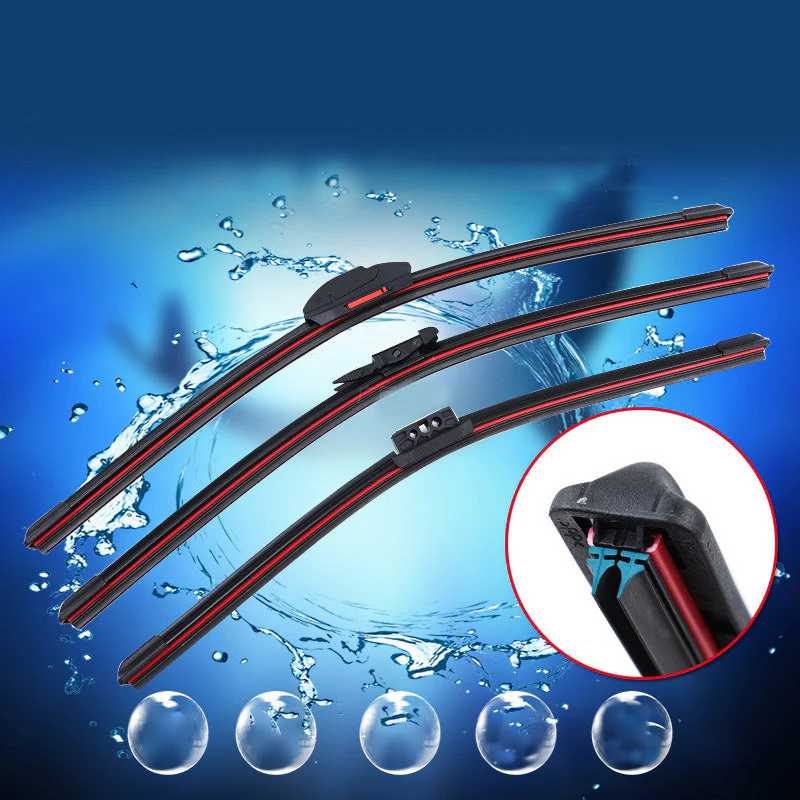 Silent Four-Layer Rubber Strip Windshield Wipers for Car